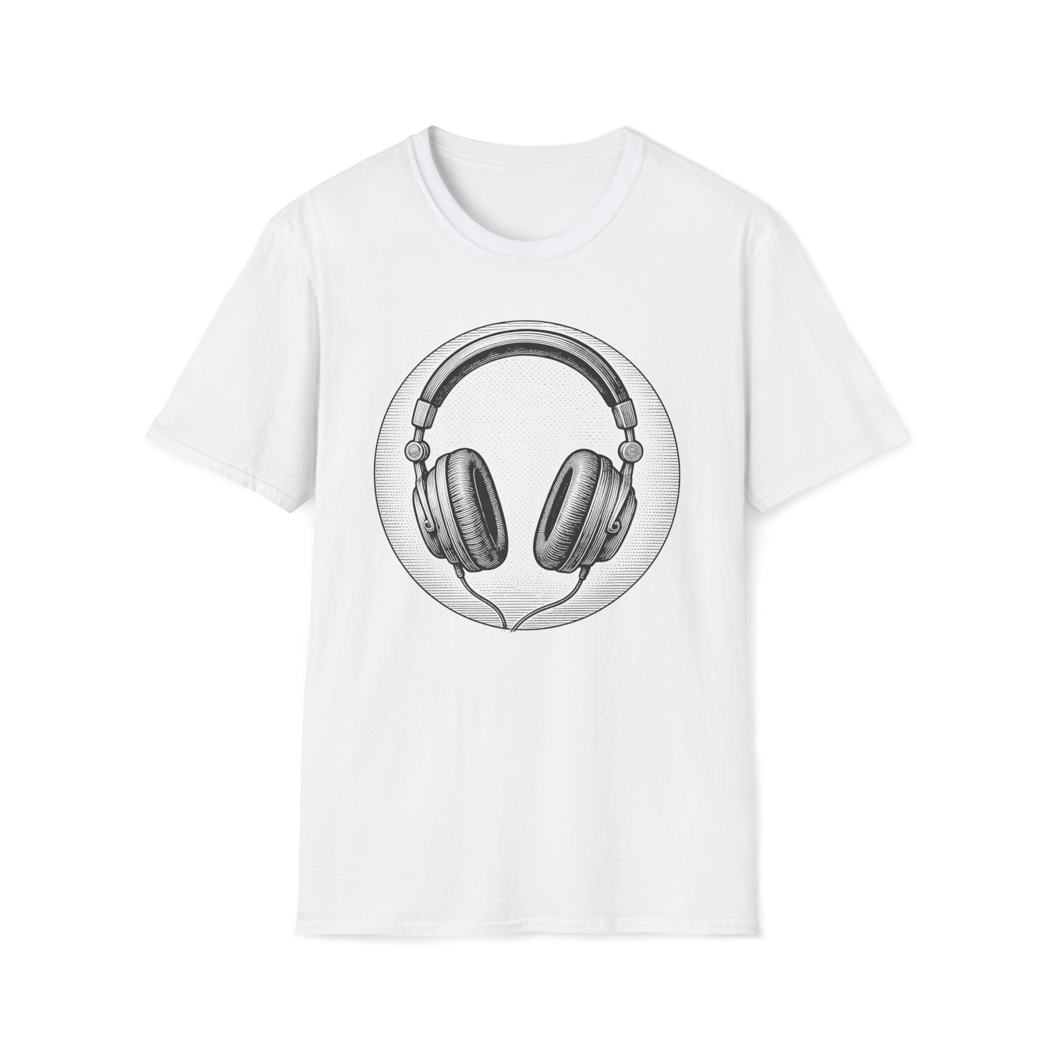Headphones BW T-Shirt