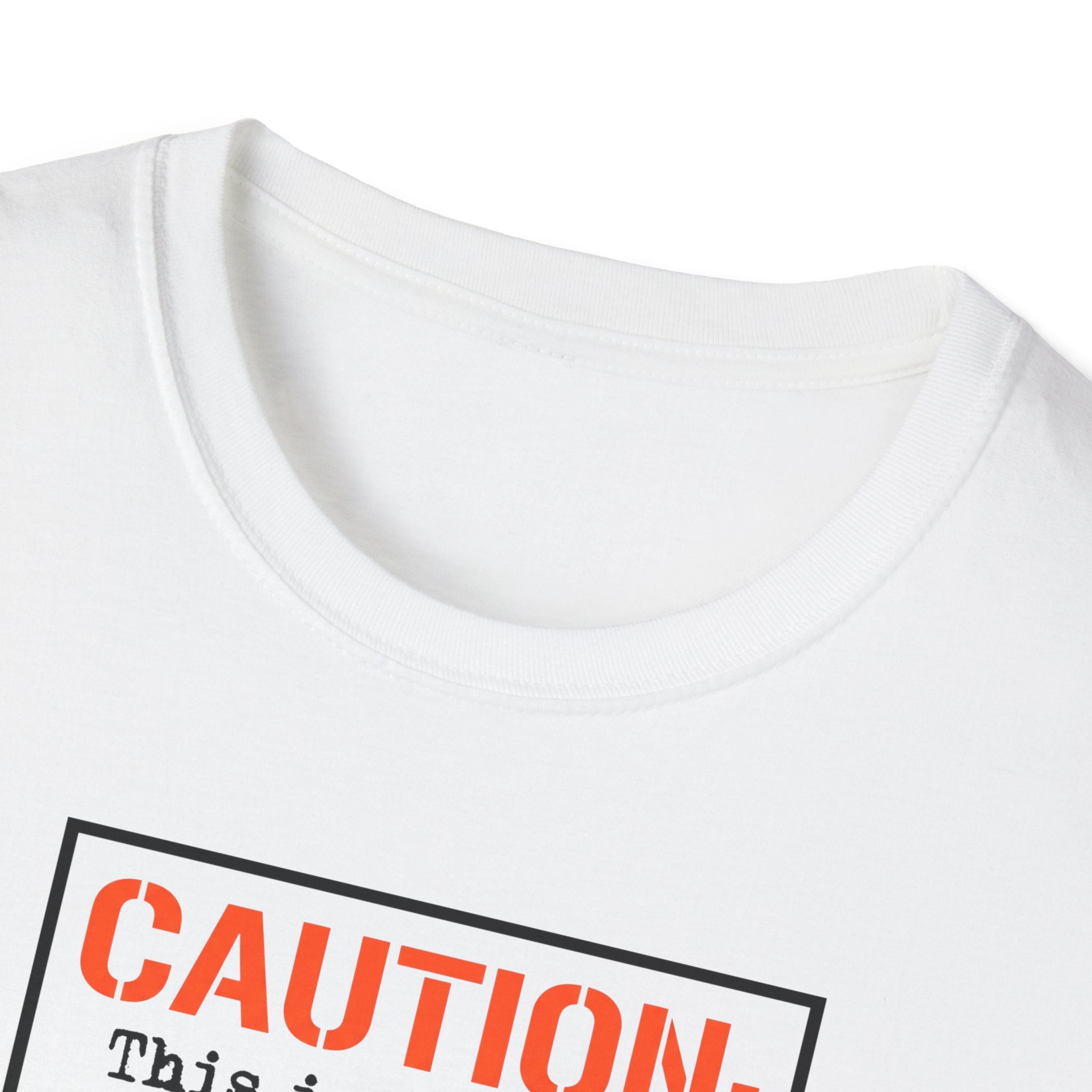 Caution: Will Lecture on Benefits of Gold‑Plated Connectors — Graphic T‑Shirt