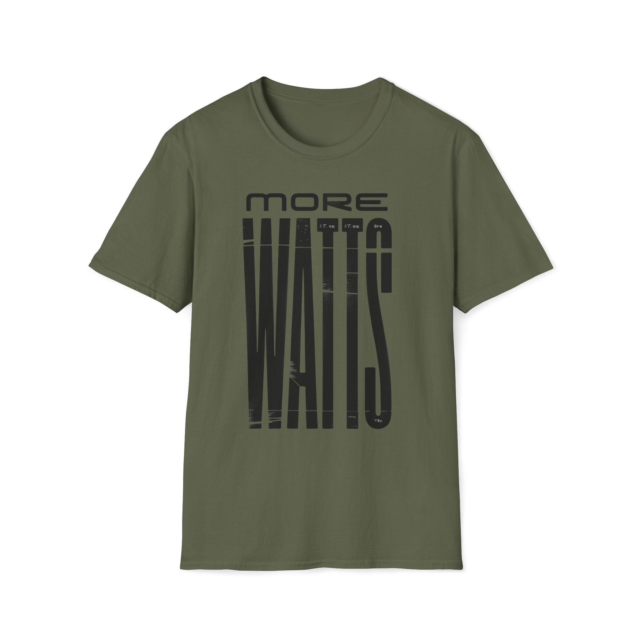 More Watts T-Shirt — Vintage Electric/Audio Enthusiast Tee