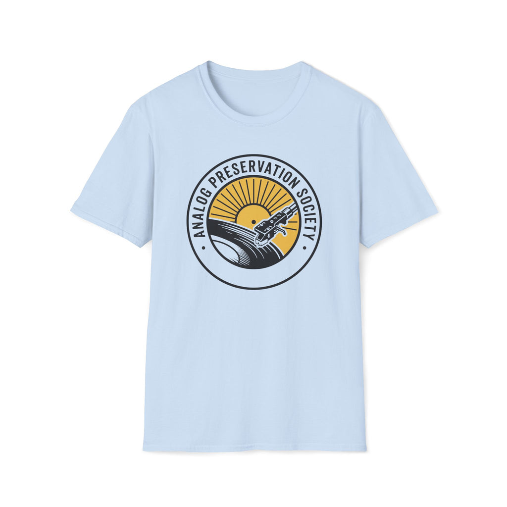 Analog Preservation Society T-Shirt — Vintage Vinyl Record Tee