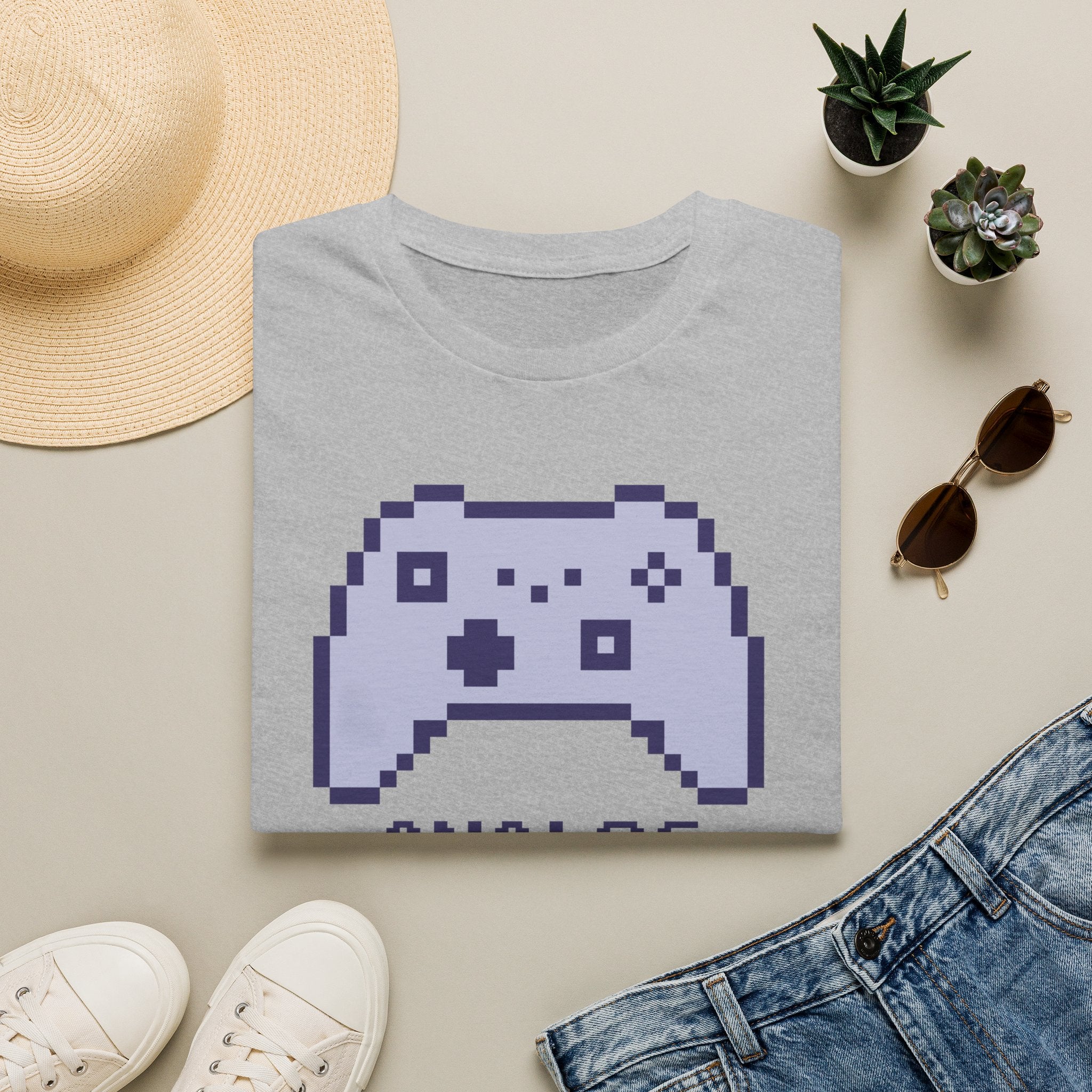 Pixel Game Controller T‑Shirt — "Analog Echo" Retro Gamer Tee