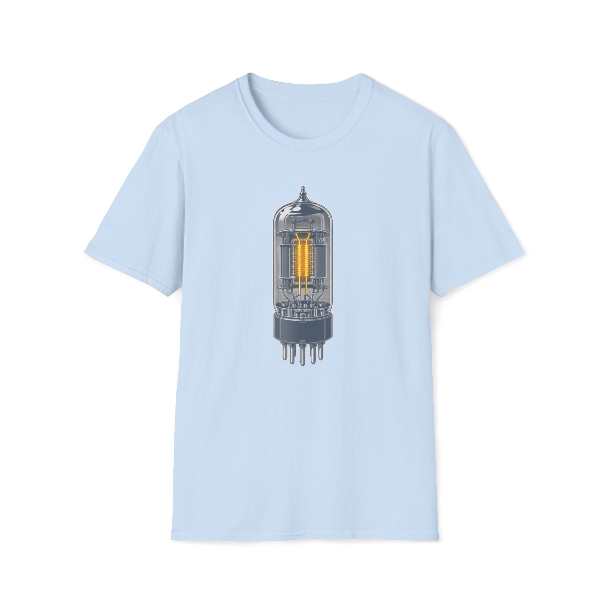 Vacuum Tube Graphic T-Shirt — Retro Electronica Tee