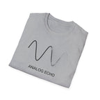 Analog Echo T-Shirt — Minimal Wave Graphic Tee