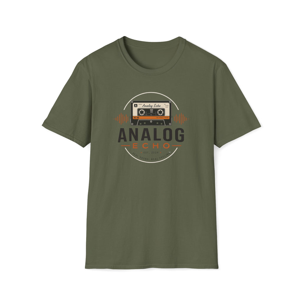 Analog Echo Cassette T-Shirt — Retro Music Tee