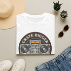 Crate Digger T-Shirt — Vintage DJ Turntable Graphic (Est. 1994)