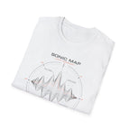 Sonic Map Waveform T-Shirt — Audio Spectrum Graphic Tee