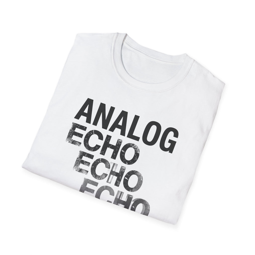 Analog Echo Echo T-Shirt — Vintage Audio Graphic Tee