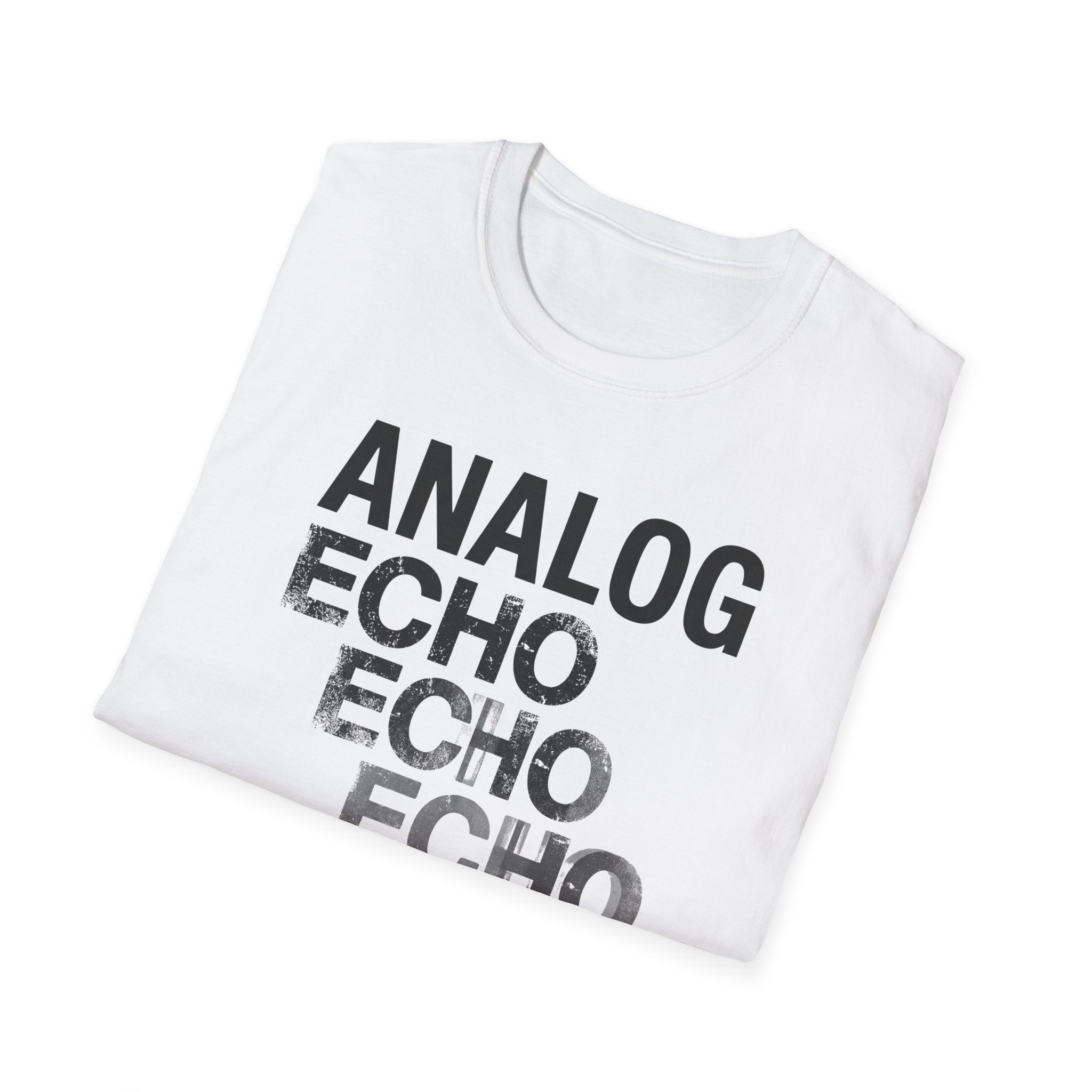 Analog Echo Echo T-Shirt — Vintage Audio Graphic Tee