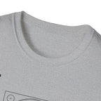 Hi‑Fi Blueprint Turntable T-Shirt — Retro Audio Diagram Tee