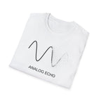 Analog Echo T-Shirt — Minimal Wave Graphic Tee