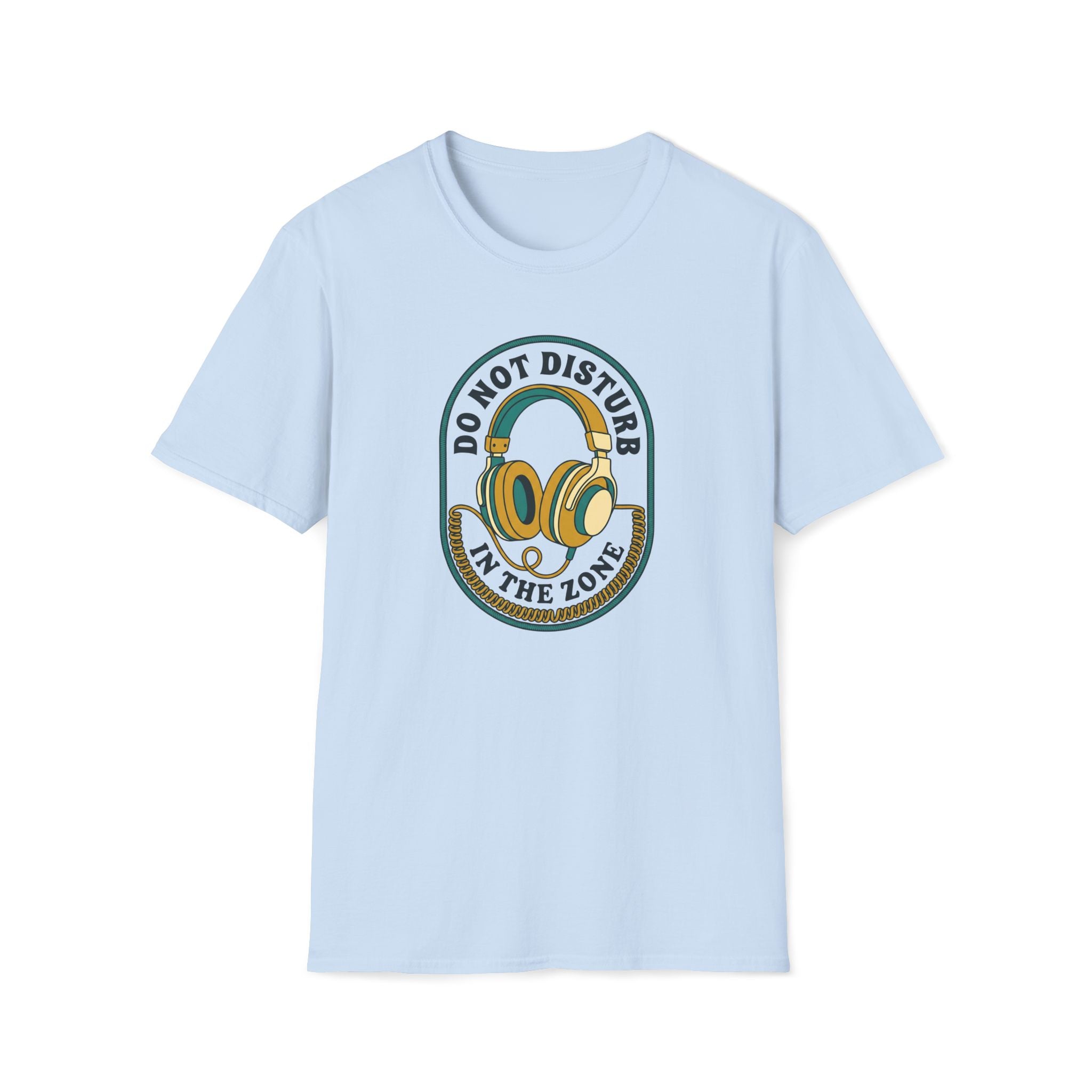 Do Not Disturb Headphones T‑Shirt — 'Do Not Disturb / In The Zone' Graphic Tee
