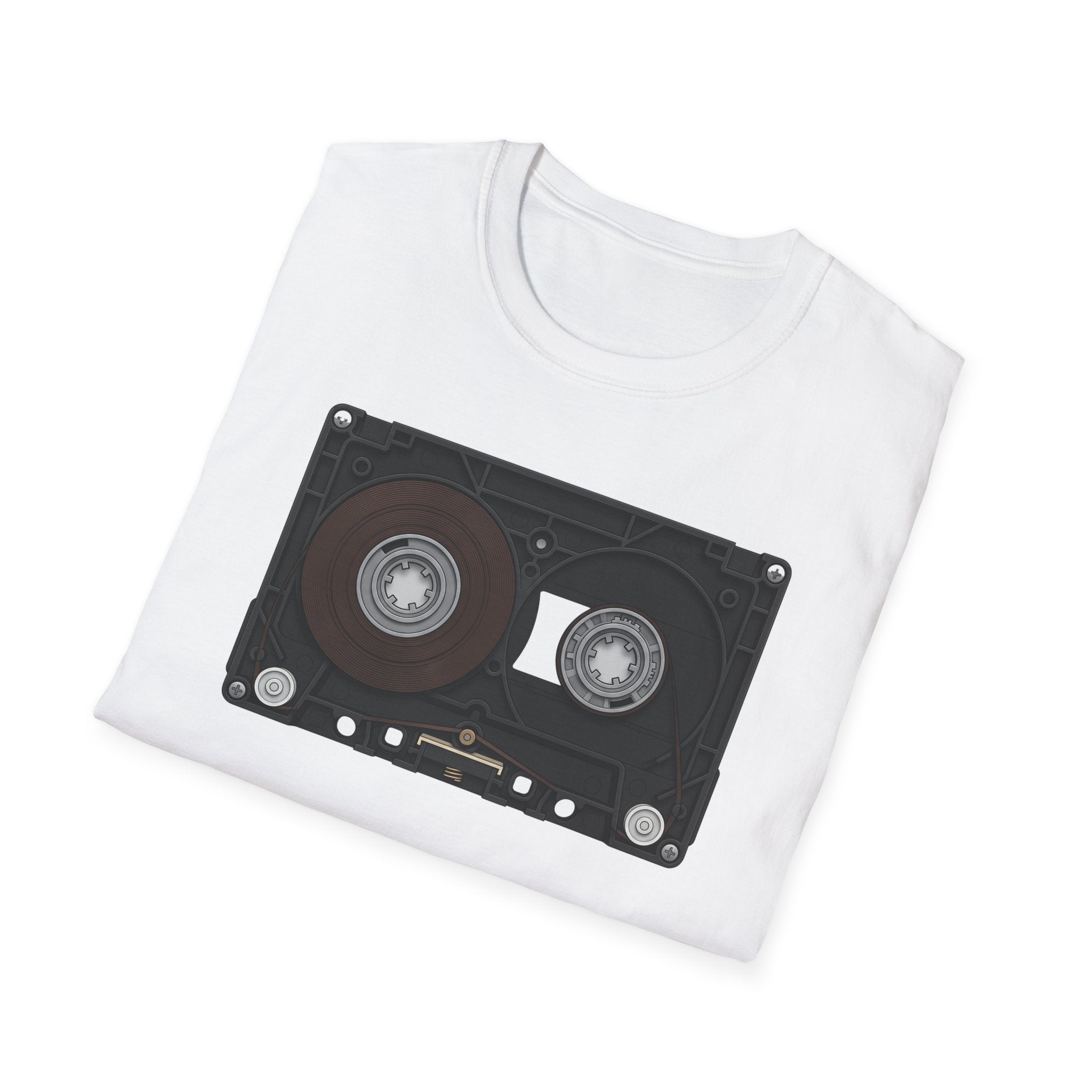 Cassette Tape Graphic T‑Shirt — Retro 80s Music Tee