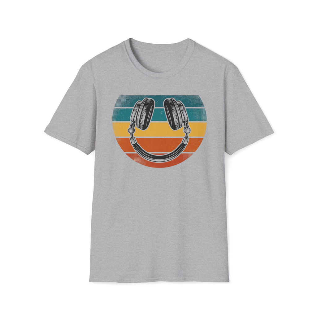 Retro Headphones Smile T-Shirt