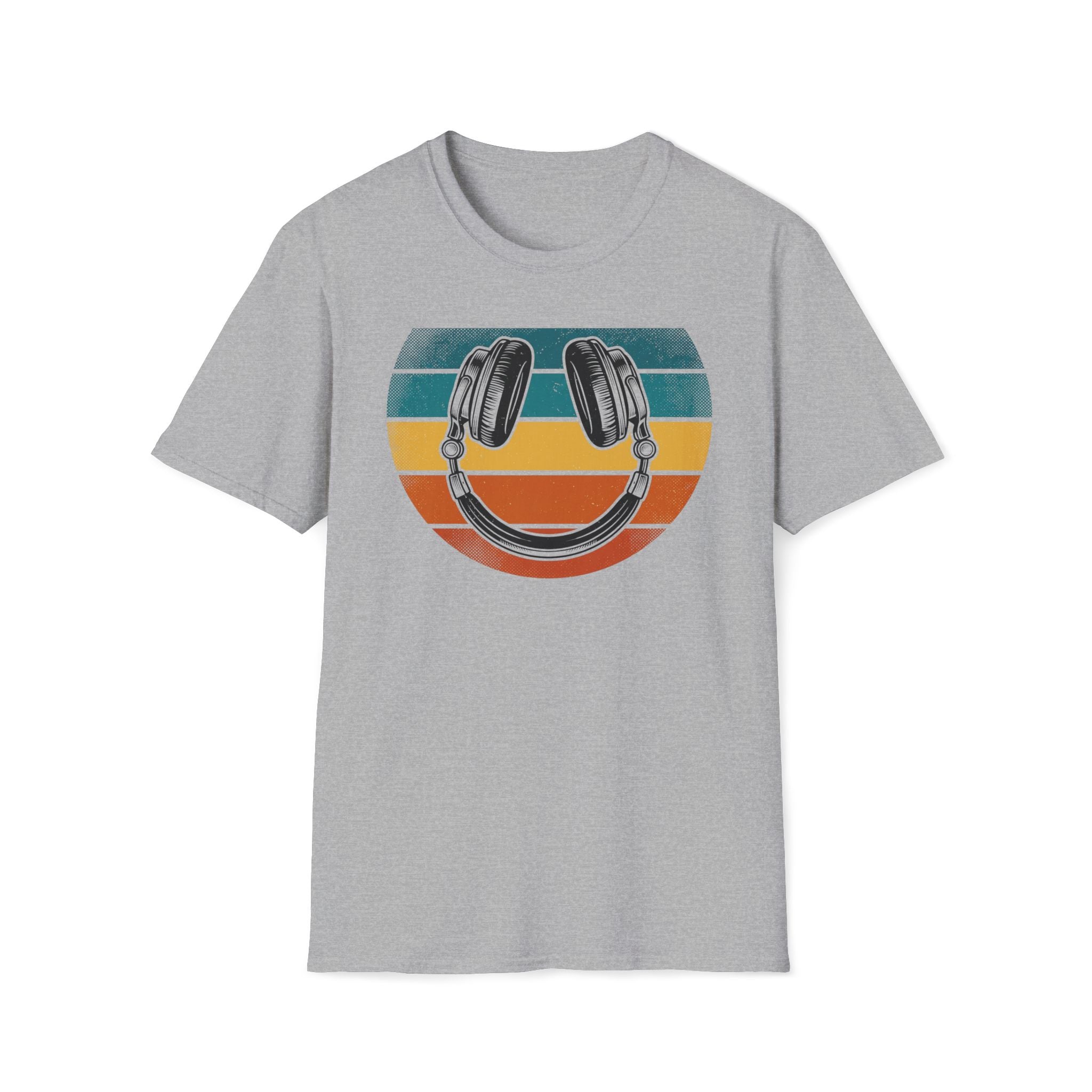 Retro Headphones Smile T-Shirt
