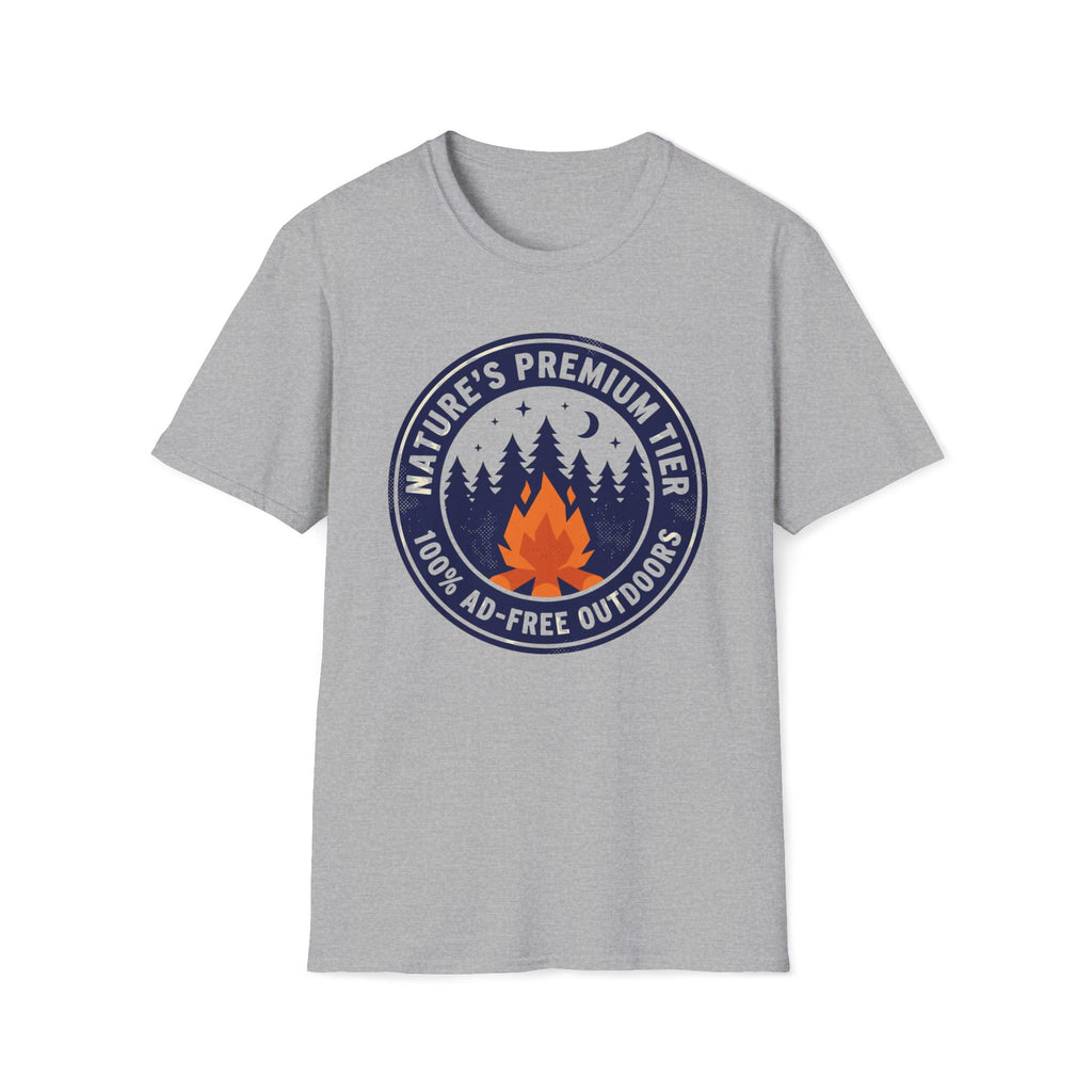 Nature’s Premium Tier Campfire Graphic Outdoor T-Shirt