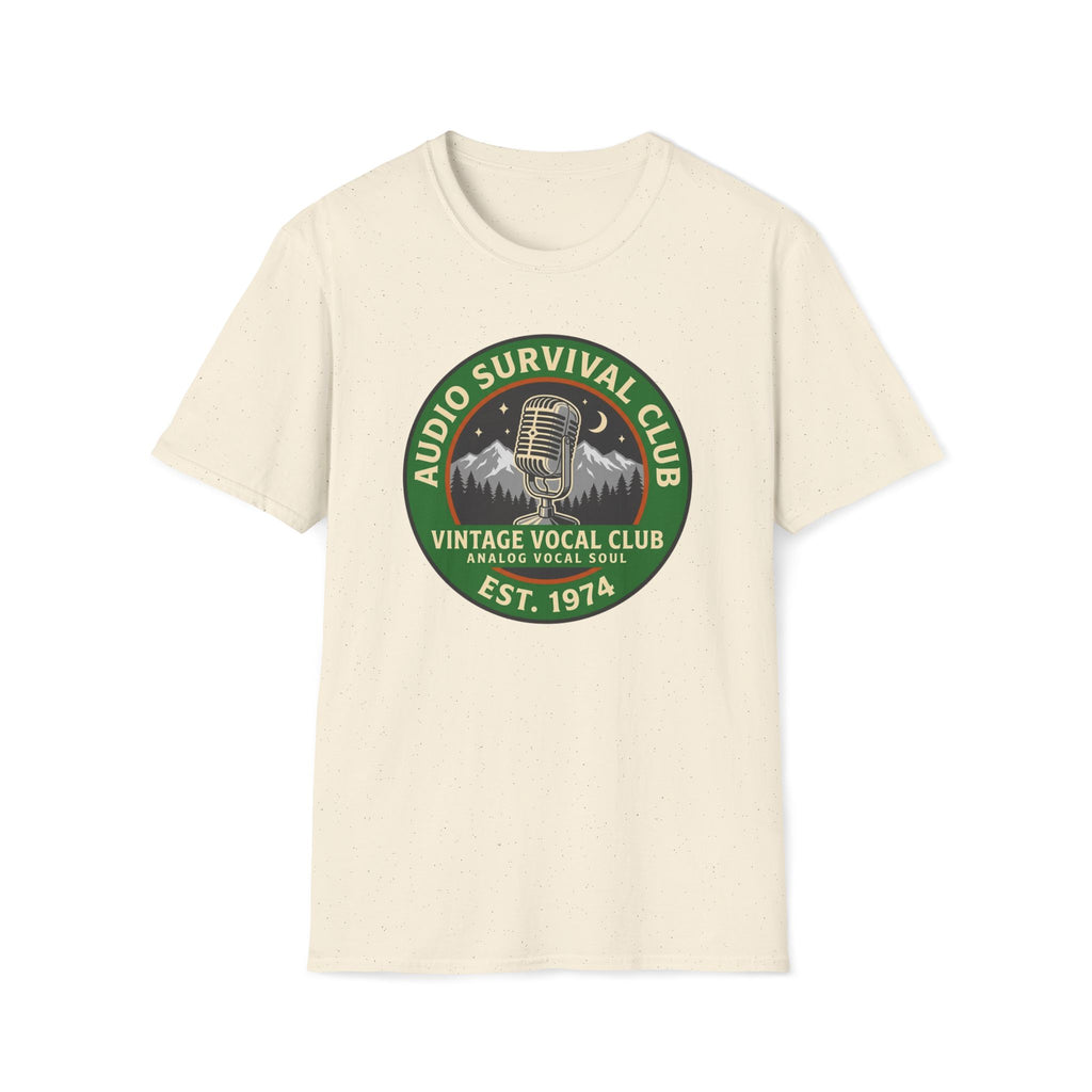 Audio Survival Club Vintage Microphone T-Shirt