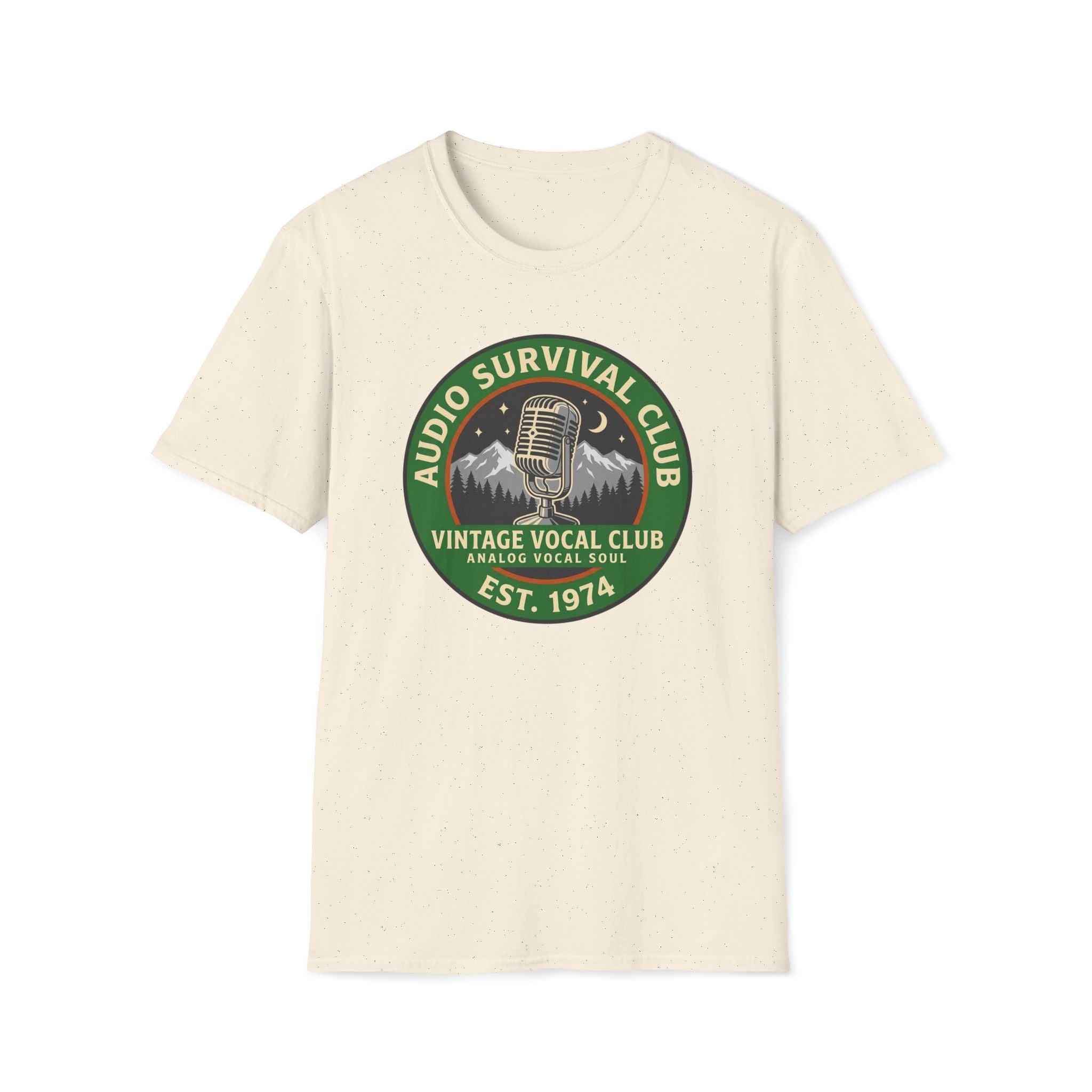 Audio Survival Club Vintage Microphone T-Shirt
