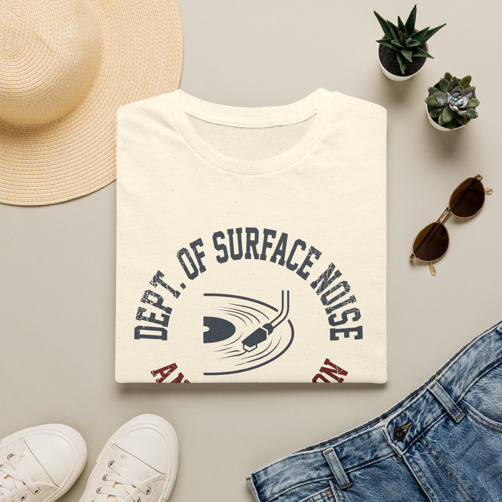 Analog Division T‑Shirt — Dept. of Surface Noise Retro Audio Tee