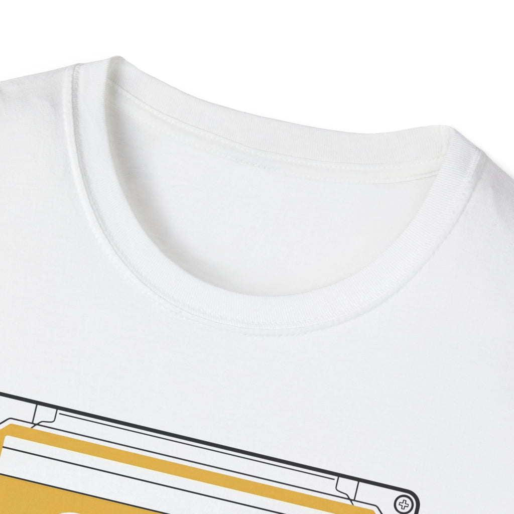 Retro Cassette Tape T‑Shirt – Vintage Music Graphic Tee