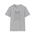 Vintage Tube Amp Schematic T-Shirt — Retro Audio Engineer Tee