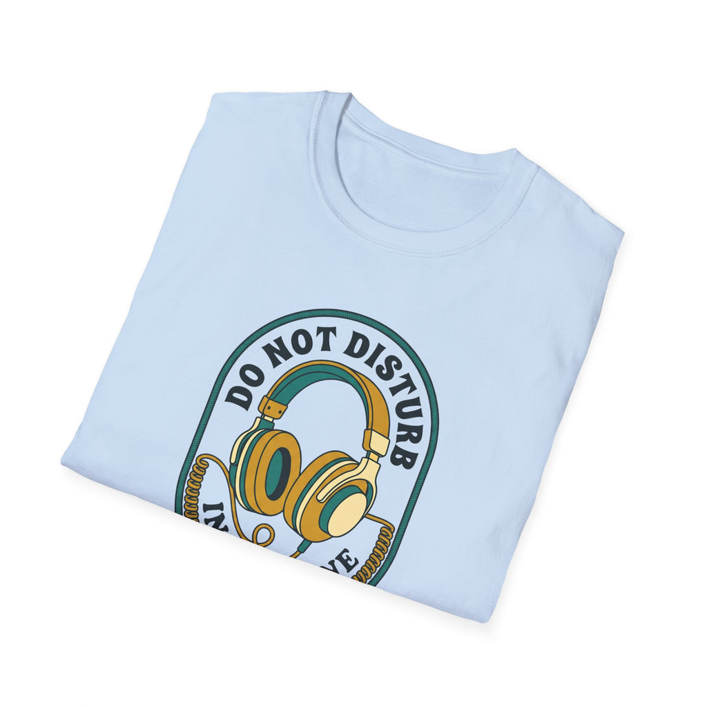 Do Not Disturb Headphones T‑Shirt — 'Do Not Disturb / In The Zone' Graphic Tee