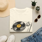 Turntable Vinyl Record T‑Shirt — Retro DJ Music Tee