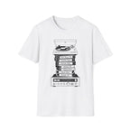 Retro Turntable Stack T‑Shirt — Vintage Record Player & VCR Aesthetic
