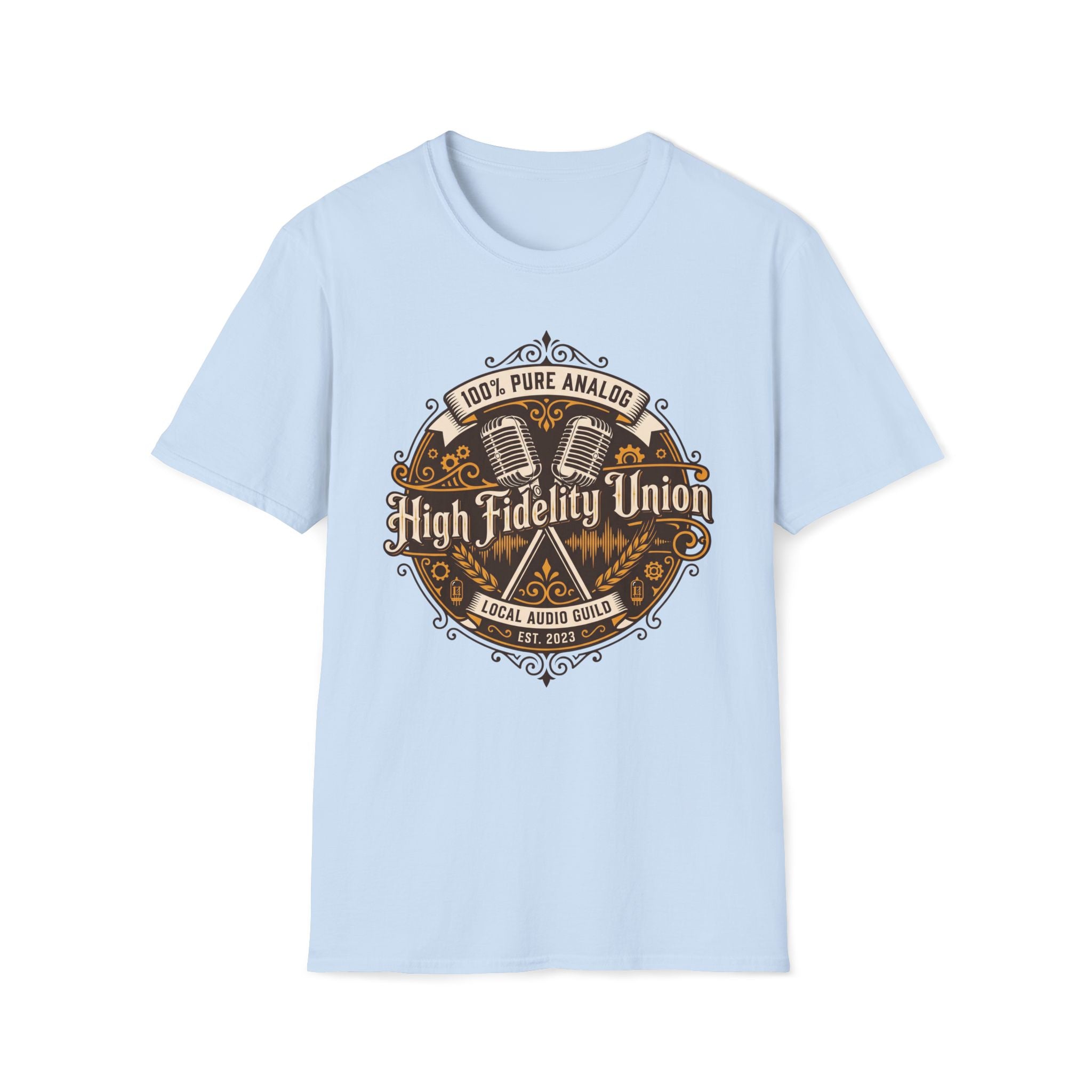 High Fidelity Union T-Shirt — 100% Pure Analog Vintage Music Tee