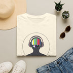 TV Test Pattern Headphones T‑Shirt — "Quiet Acts of Resistance" Graphic Tee