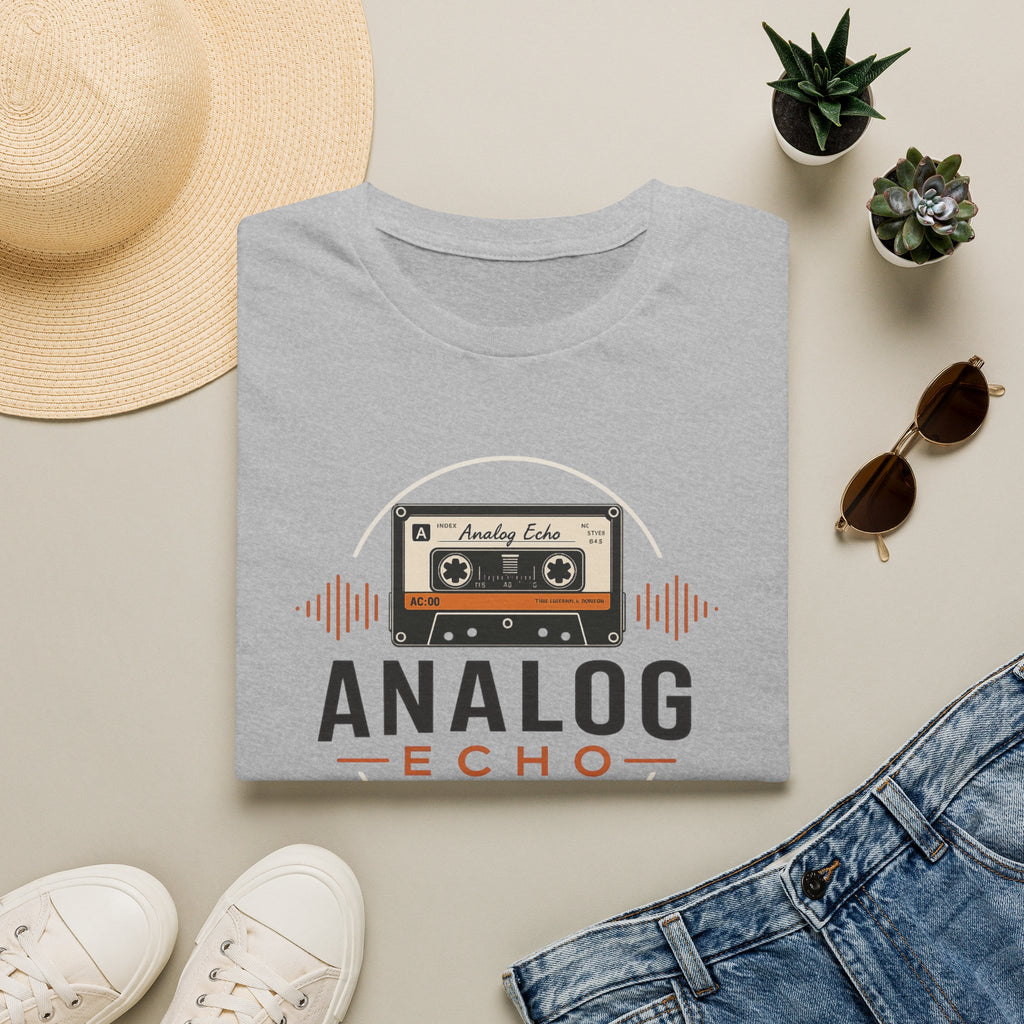 Analog Echo Cassette T-Shirt — Retro Music Tee
