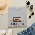 Analog Echo Cassette T-Shirt — Retro Music Tee