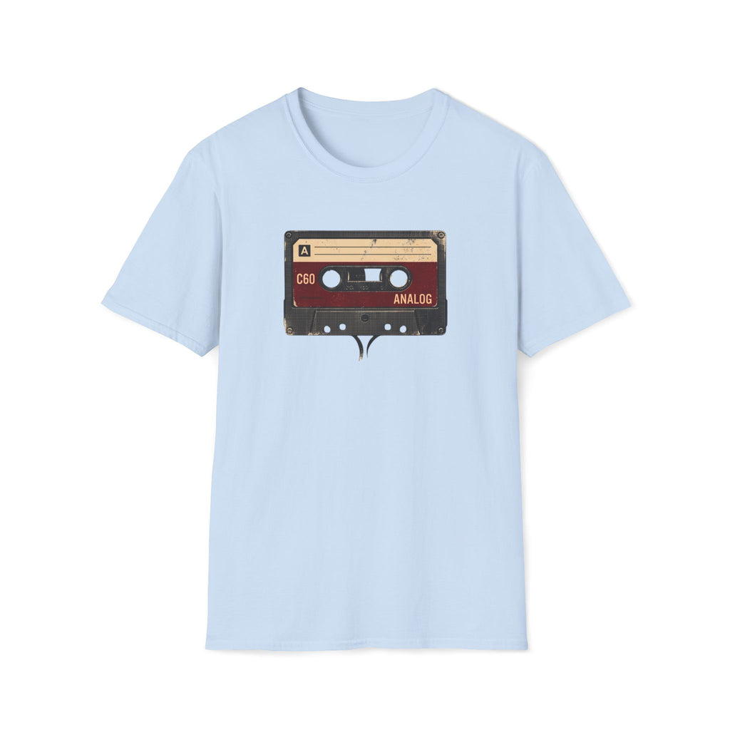 Vintage Cassette Tape T-Shirt — Analog Music Retro Tee