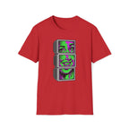 Retro Glitch TV Face T-Shirt