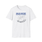 Analog Anatomy T-Shirt — 'Resistance in the Groove' Vintage Turntable Diagram Tee
