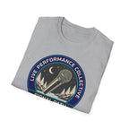 'Live Performance Collective' T‑Shirt — Signal Path Club Microphone Concert Tee