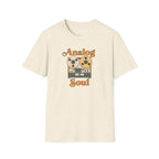 Analog Soul T-Shirt — Retro Reel-to-Reel Music Tee