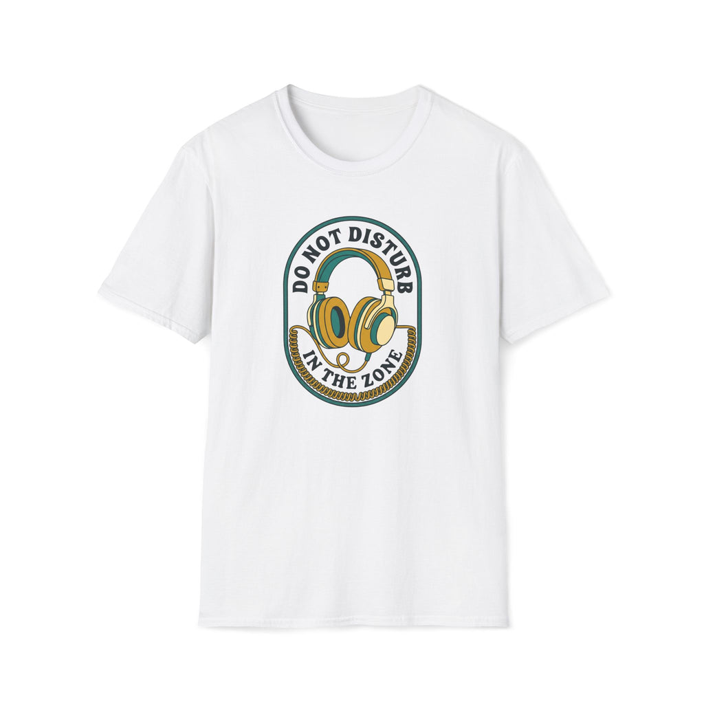 Do Not Disturb Headphones T‑Shirt — 'Do Not Disturb / In The Zone' Graphic Tee