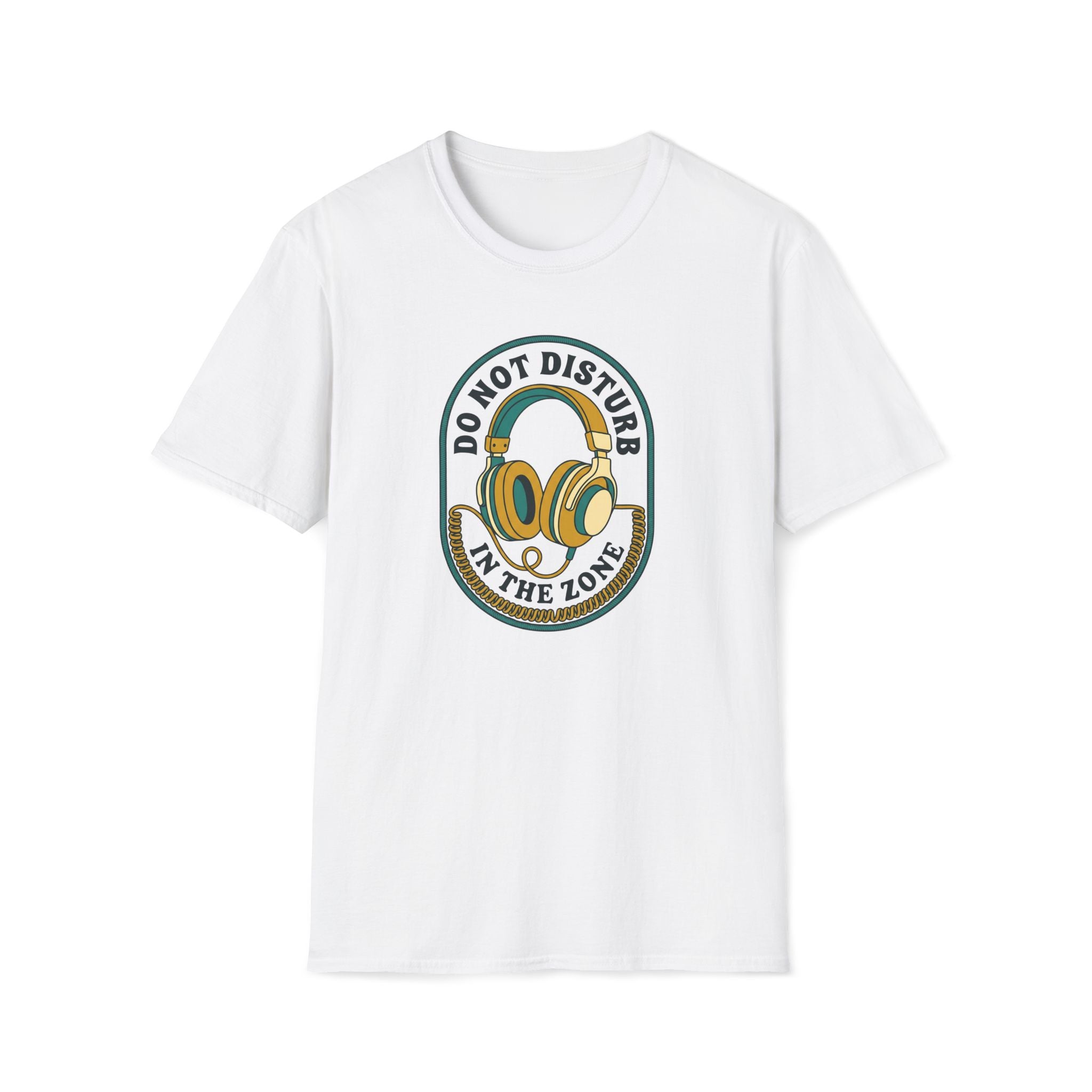 Do Not Disturb Headphones T‑Shirt — 'Do Not Disturb / In The Zone' Graphic Tee