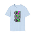 Retro Glitch TV Face T-Shirt