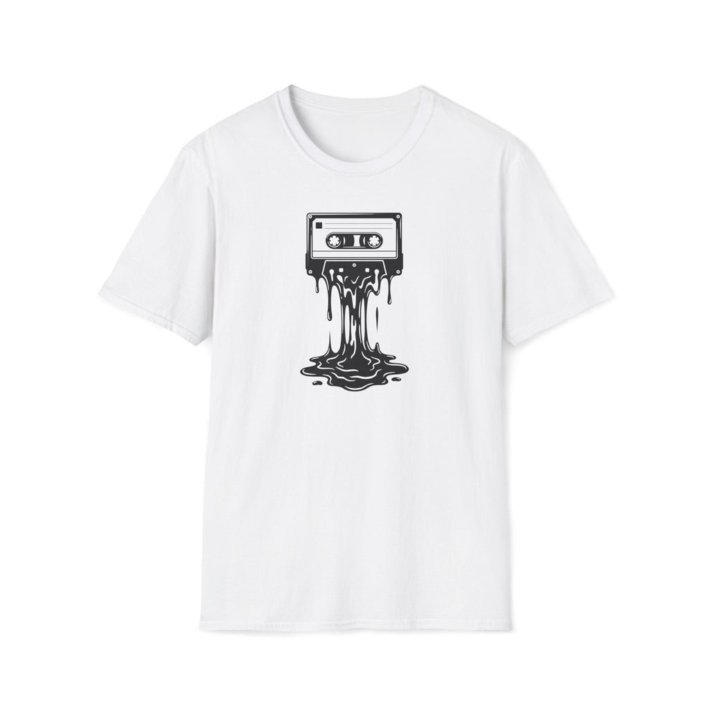 Melting Cassette Tape T-Shirt — Retro Music Graphic Tee
