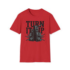 Turn It Up Speaker Stack T-Shirt — Loud Music Graphic Tee