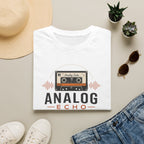 Analog Echo Cassette T-Shirt — Retro Music Tee