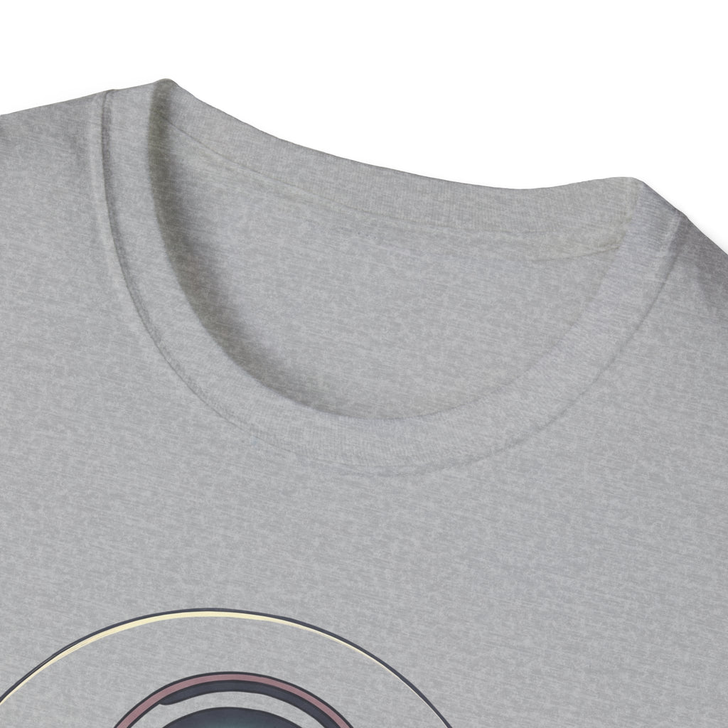 TV Test Pattern Headphones T‑Shirt — "Quiet Acts of Resistance" Graphic Tee