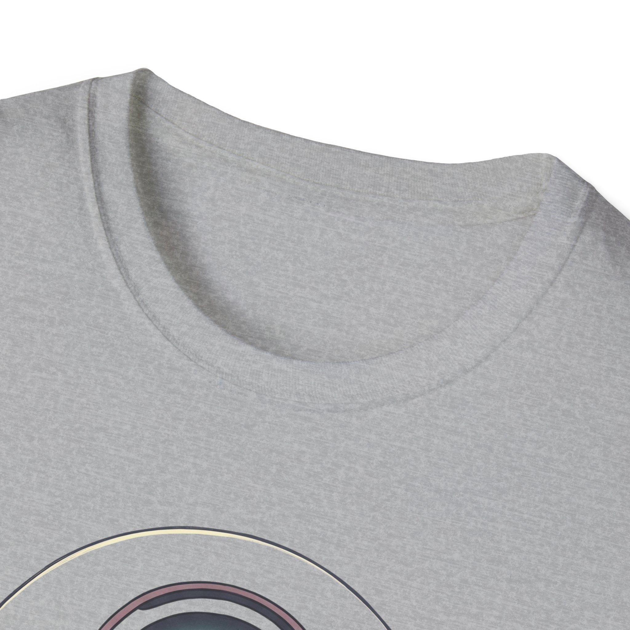 TV Test Pattern Headphones T‑Shirt — "Quiet Acts of Resistance" Graphic Tee