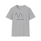 Analog Echo T-Shirt — Minimal Wave Graphic Tee