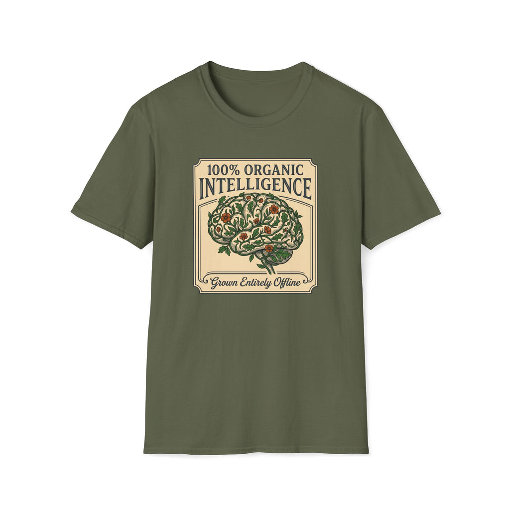 100% Organic Intelligence T-Shirt