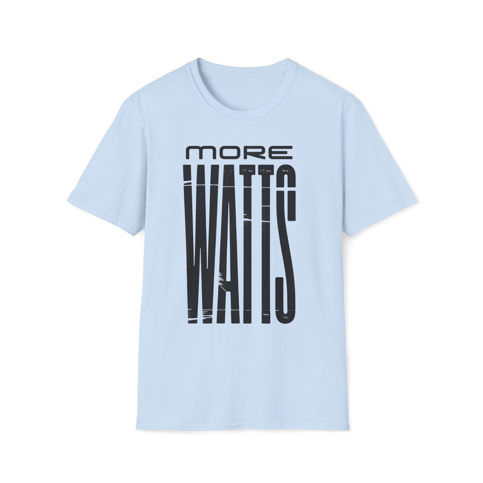 More Watts T-Shirt — Vintage Electric/Audio Enthusiast Tee