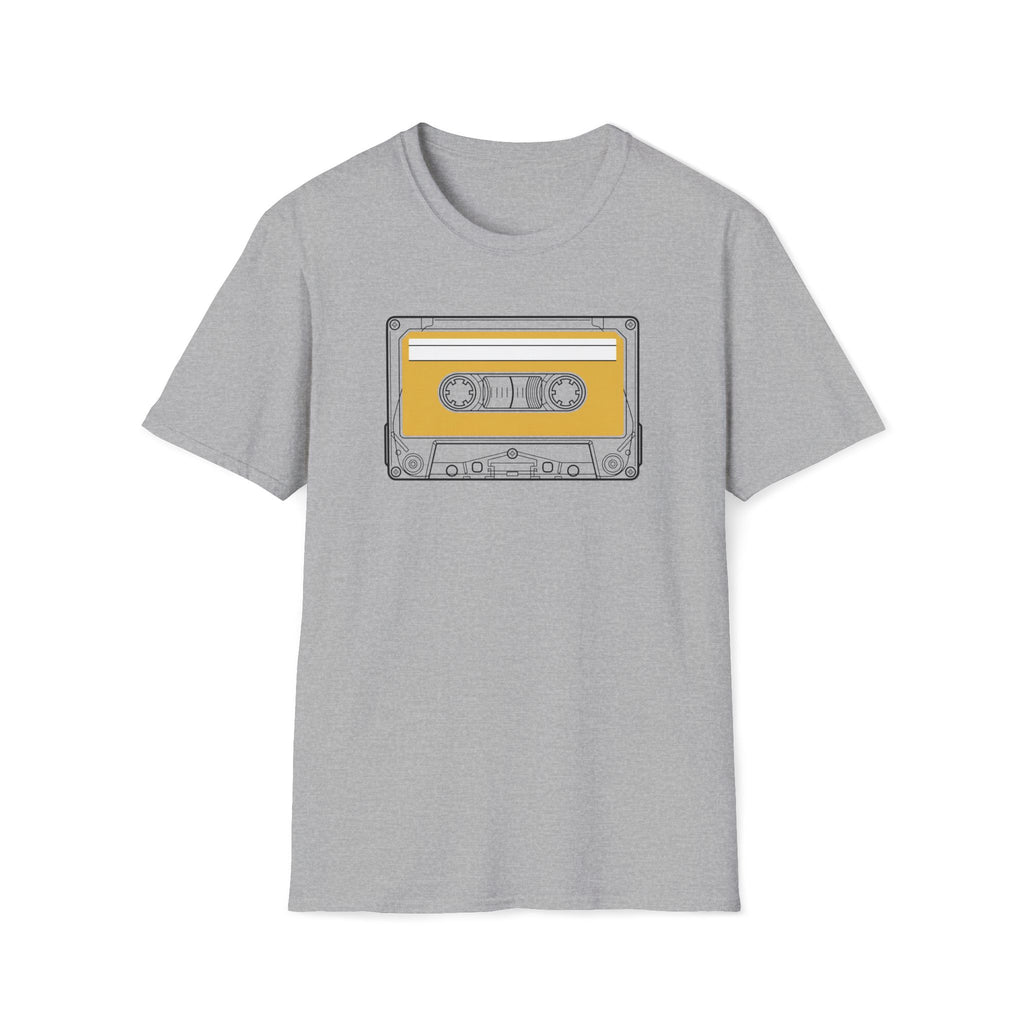 Retro Cassette Tape T‑Shirt – Vintage Music Graphic Tee