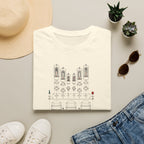 Vintage Tube Amp Schematic T-Shirt — Retro Audio Engineer Tee