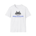 Analog Echo Video Game T-Shirt — Retro Space Invader Gaming Tee